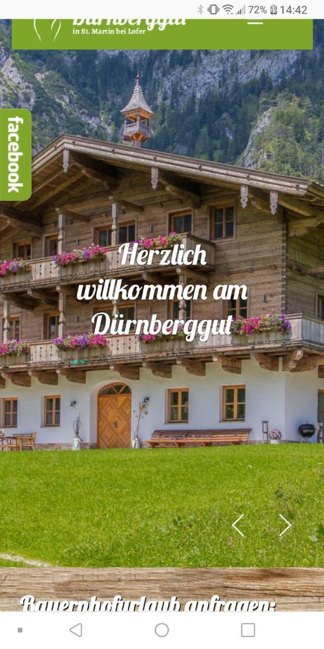 Appartement Duernberggut à Sankt Martin bei Lofer Extérieur photo
